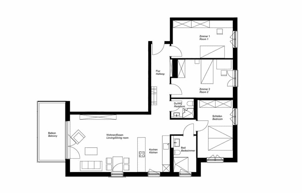 4 zimmer