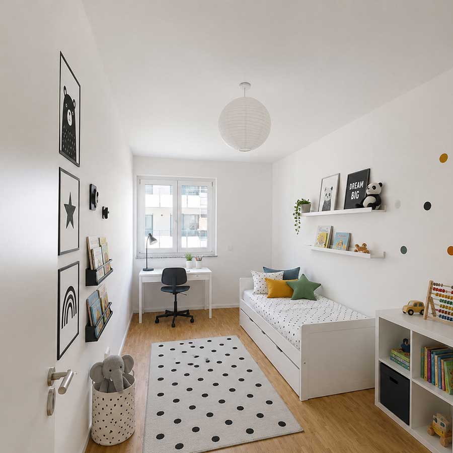 Kinderzimmer m